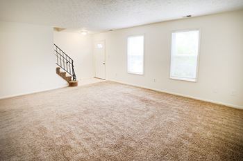 Carpeted bedroom