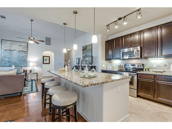 Spacious kitchens