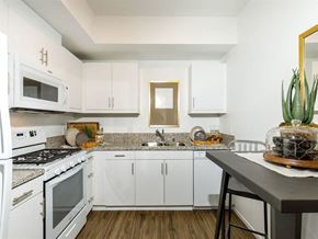 Chula Vista apartment for rent - Spacious kitchen white them with stove microwave sink