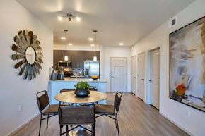 Chandler apartment for rent - Elegant Dining Area at Noria Robson Luxury Apartments, Chandler, Arizona