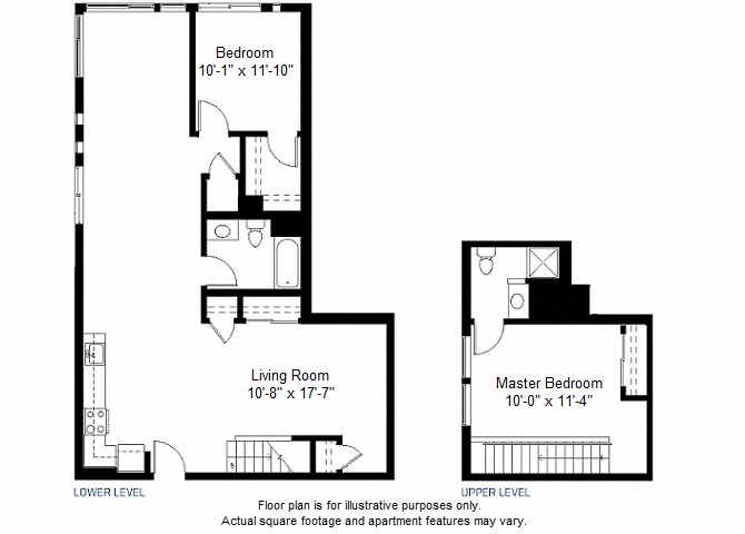 Floor plan for 2 beds, 2 baths, 1394 sqft