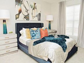 Euless apartment for rent - model unit bed room