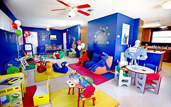 Community center with playroom