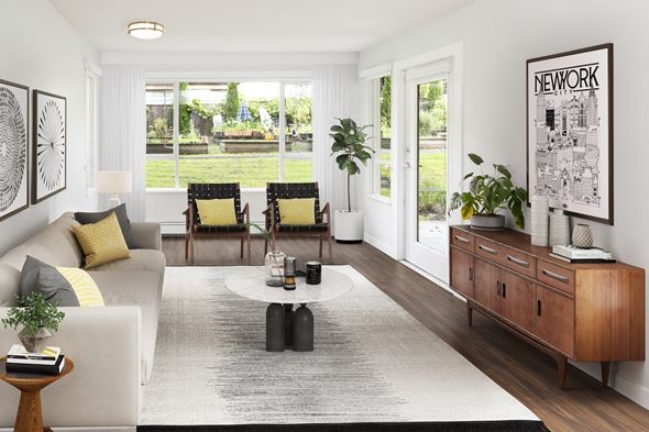 Vancouver apartment for rent - Living room