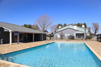 Shimmering swimming pool