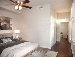 New Orleans apartment for rent - Bedroom interior showcasing comfort at Aloysius Apartments