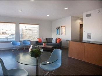 Rooftop cabana lounge and barbeque grilling stations