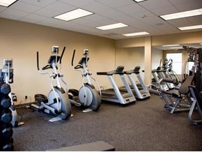Jackson apartment for rent - a group of exercise equipment in a gym