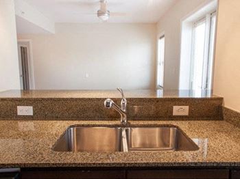 Deep kitchen sinks & single controlled pull-up spray kitchen faucet