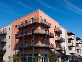 New Orleans apartment for rent - a building with balconies on the side of it