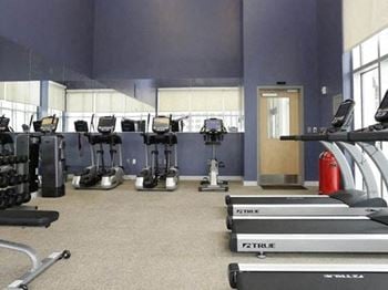 State-of-the-art fitness & health center including cardio and strength training equipment