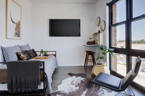 West Sacramento apartment for rent - a living room with a couch and a tv and a window