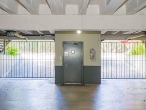 Palo Alto apartment for rent - a jail cell with a door and a metal fence