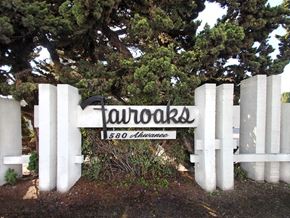 Sunnyvale apartment for rent - a sign at the entrance to farooka gate