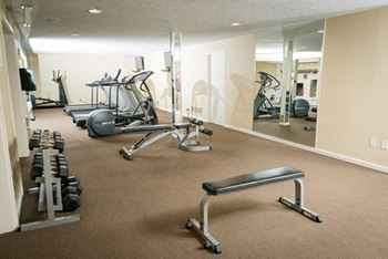 Fitness center with state of the art equipment and free weights