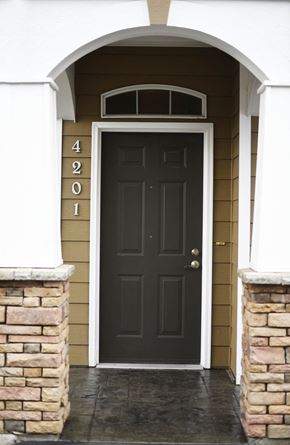Spokane apartment for rent - Front Door at Artisan Apartments, Spokane, WA, 99223