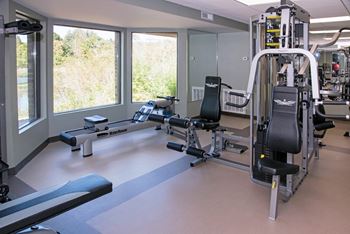 Fully equipped fitness center