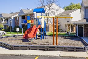 Gurnee apartment for rent - playground in park at Northlake Farms Apartments, Illinois 60031