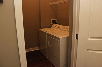 Laundry room -  the cole apartments in columbus, indiana