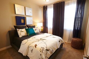 Bedroom -  the cole apartments in columbus, indiana