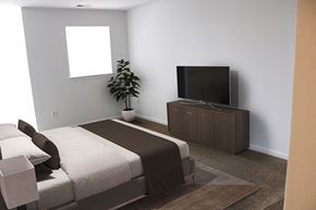 Garwood apartment for rent - a bedroom with a bed and a television