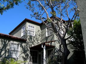 Los Angeles apartment for rent - A tree in front of a house.