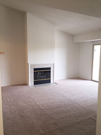 Some vaulted ceiling with gas fireplace