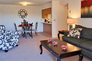 Sturgis apartment for rent - a living room with a couch and a table