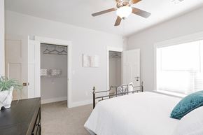 Augusta apartment for rent - Bedroom with open closet at McHenry Square Apartments, Augusta