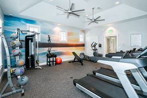 Augusta apartment for rent - Fitness center with treadmill at McHenry Square Apartments, Augusta, GA, 30909