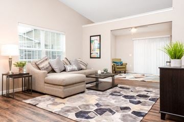 Kent apartment for rent - a living room with a couch and a table
