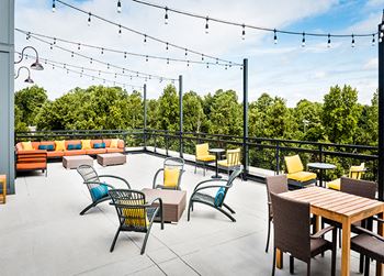 Rooftop seating