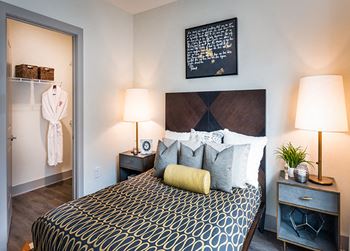 Closet in bedroom