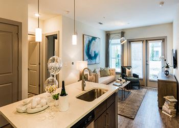 Deep sink and refined faucet