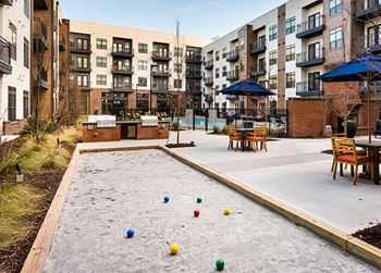 Bocce ball court
