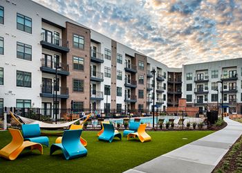 Courtyard seating