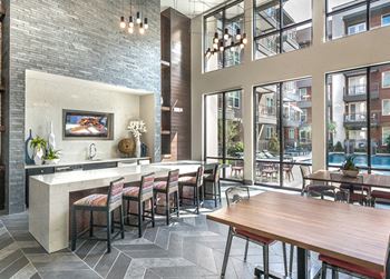 Outdoor social kitchen