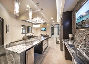 New countertops and cabinets
