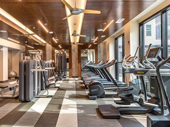 Fully equipped fitness center