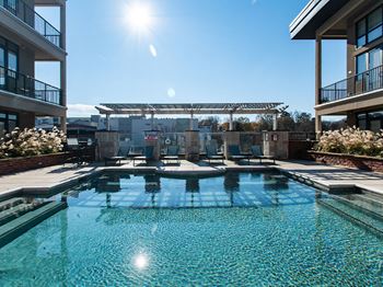 Heated & chilled saltwater swimming pool
