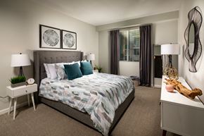 La Mesa apartment for rent - Pet-Friendly Apartments in La Mesa CA - The District - Spacious Bedroom with Plush Carpeting