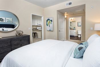 Bedroom with closet