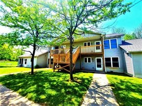 Williamson apartment for rent - a house with a yard and a deck