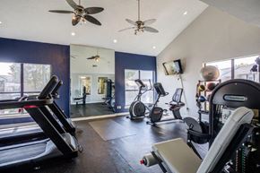Nashville apartment for rent - the gym has plenty of equipment for a cardio workout