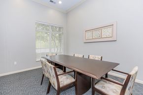 Presto apartment for rent - a dining room table with chairs and a window