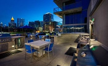 High rise luxury apartments