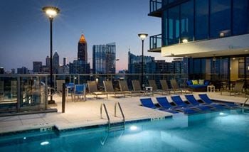Glimmering pool