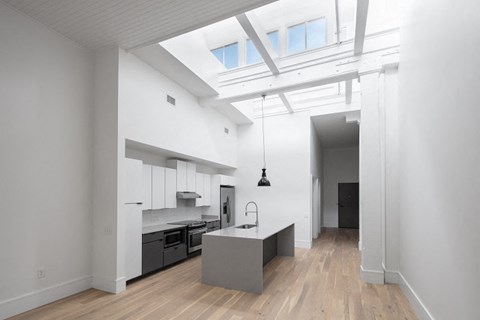 Floor plan for 1 bed, 1 bath, 1027 sqft