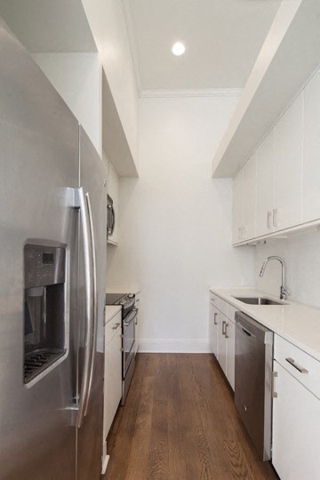 Floor plan for 1 bed, 1 bath, 548 sqft