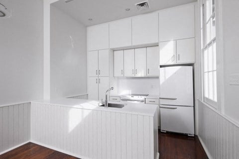 Floor plan for 1 bed, 1.5 baths, 864 sqft